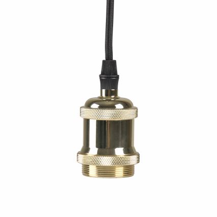 Cable de alimentación 1xE27/20W/230V dorado