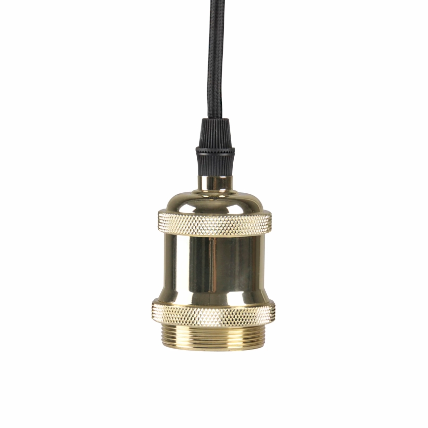 Cable de alimentación 1xE27/20W/230V dorado