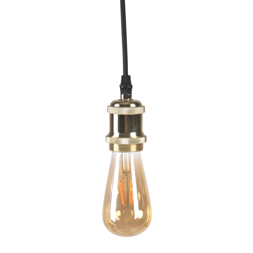 Cable de alimentación 1xE27/20W/230V dorado