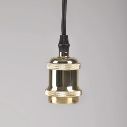 Cable de alimentación 1xE27/20W/230V dorado