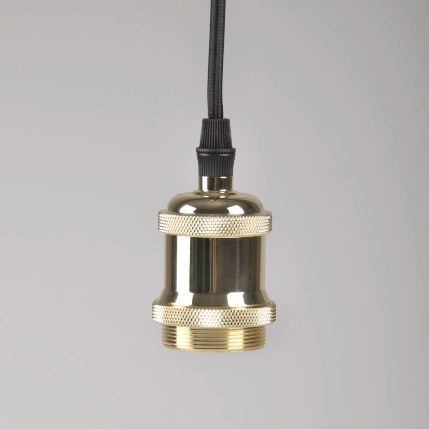 Cable de alimentación 1xE27/20W/230V dorado