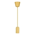 Cable de alimentación 1xE27/60W/230V concreto/beige