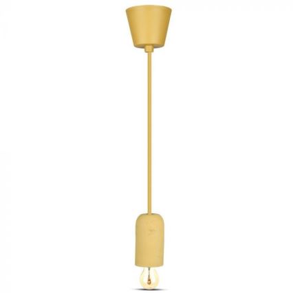 Cable de alimentación 1xE27/60W/230V concreto/beige