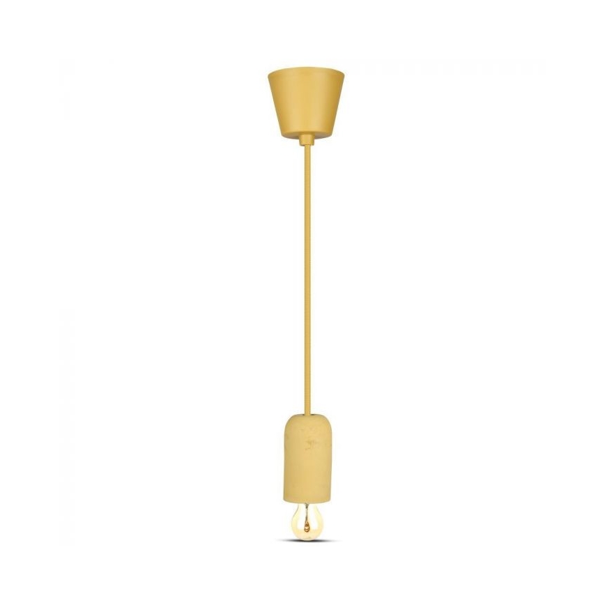 Cable de alimentación 1xE27/60W/230V concreto/beige