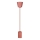 Cable de alimentación 1xE27/60W/230V concreto/rojo