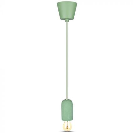 Cable de alimentación 1xE27/60W/230V concreto/verde