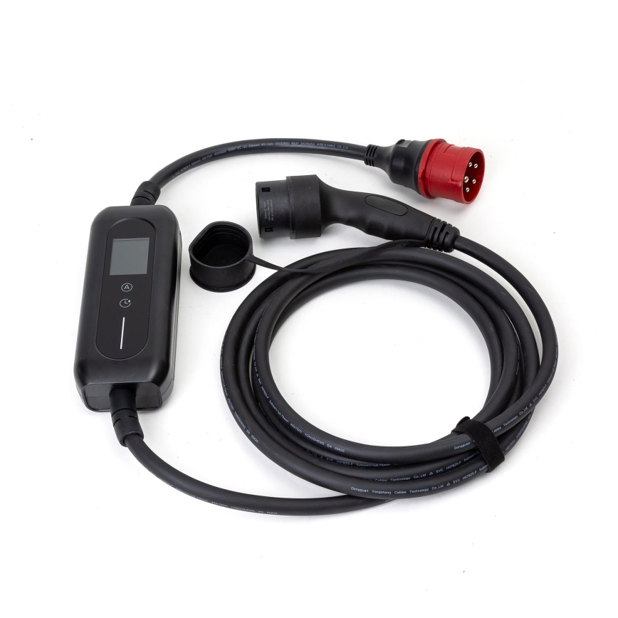 Cable de carga para coches eléctricos tipo 2 5 m 11kW 16A IP54 Tuya