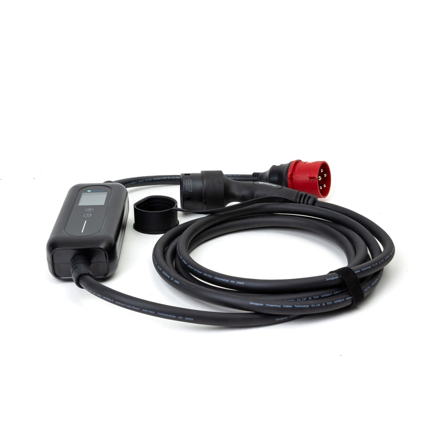 Cable de carga para coches eléctricos tipo 2 5 m 11kW 16A IP54 Tuya