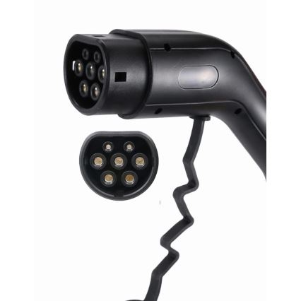 Cable de carga para coches eléctricos tipo 2 7 m 22kW 16A IP55