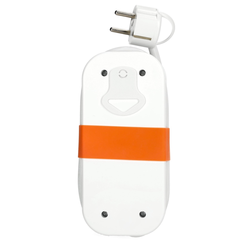 Cable de extensión 2Z + 2xUSB 1,4 m blanco