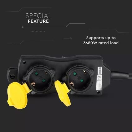 Cable de extensión 4Z SCHUKO 3m IP44