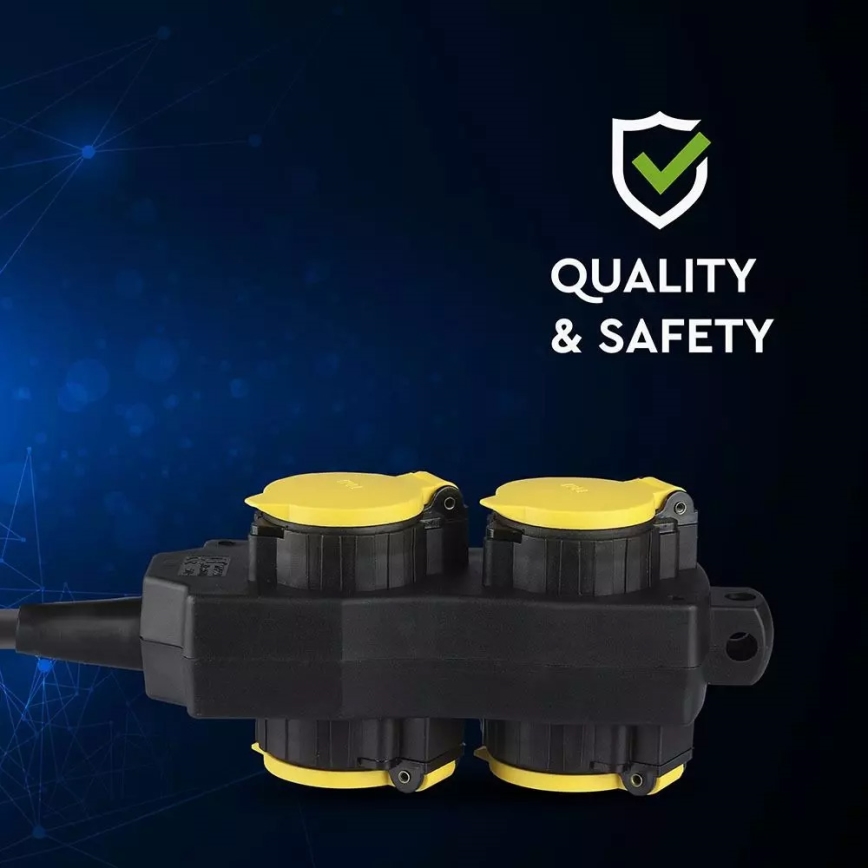 Cable de extensión 4Z SCHUKO 3m IP44