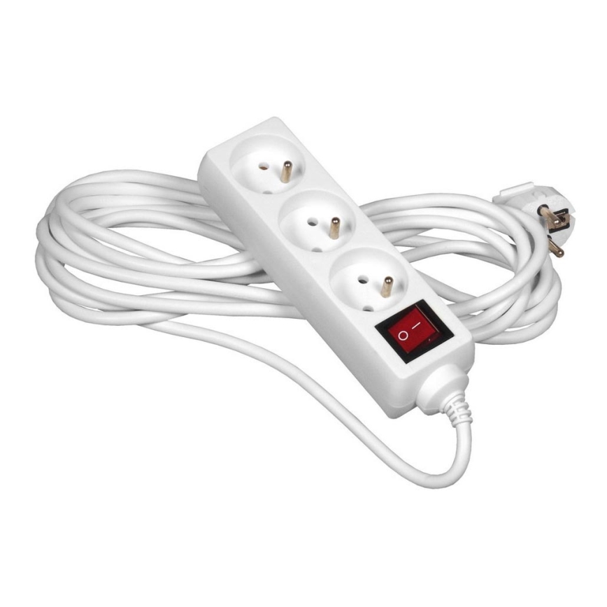 Cable de extensión con interruptor 3Z 10m