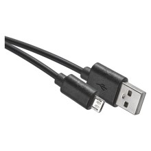 Cable USB 2.0 A conector/USB Conector micro B negro