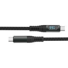 Cable USB Conector TIPO C Pantalla LED 1m