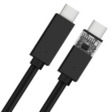 Cable USB Conector USB-C 2.0 1m negro