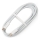 Cable USB USB-C / USB-C Conector 100W 1,5m blanco