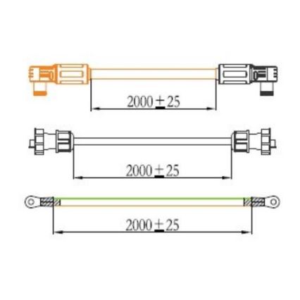 Cables de conexión Growatt ARK-2.5H-A1 Cable