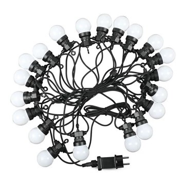 Cadena de LEDs para exteriores STRING 10m 20xLED/0,5W/230V IP44 6000K