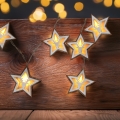 Cadena de luces de Navidad LED 10xLED/2xAA 1,8m blanco cálido