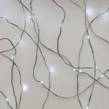 Cadena de luces de Navidad LED 20xLED/2xAA 2,4m blanco frío