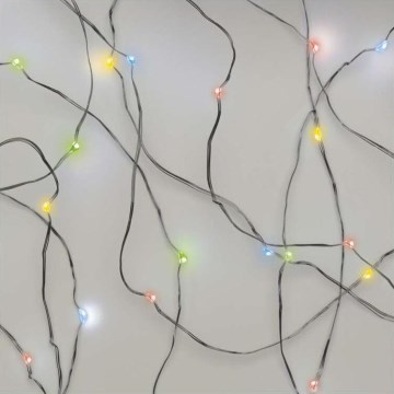 Cadena de luces de Navidad LED 20xLED/2xAA 2,4m multicolor