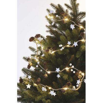 Cadena de luces de Navidad LED 20xLED/2xAA 2m