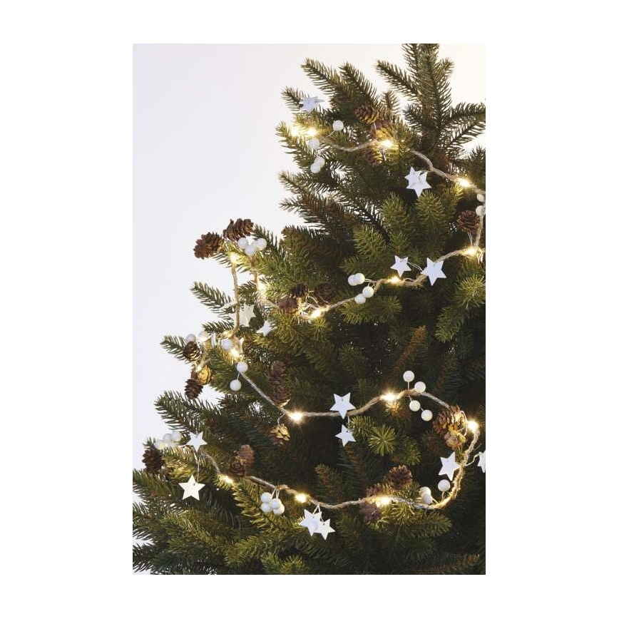 Cadena de luces de Navidad LED 20xLED/2xAA 2m