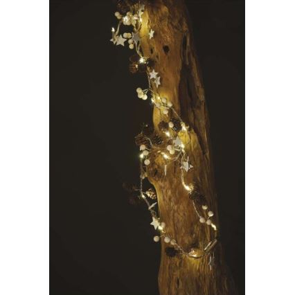 Cadena de luces de Navidad LED 20xLED/2xAA 2m
