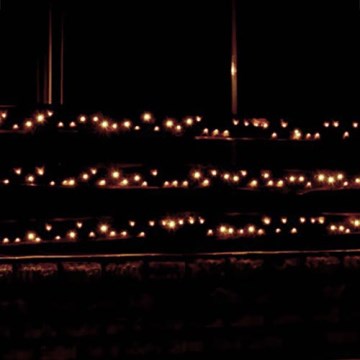 Cadena de luces LED para exteriores 70m 1000xLED/230V blanco cálido IP44