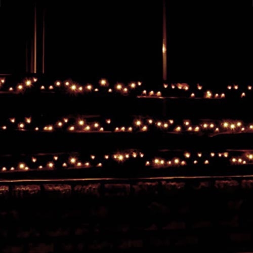 Cadena de luces LED para exteriores 70m 1000xLED/230V blanco cálido IP44