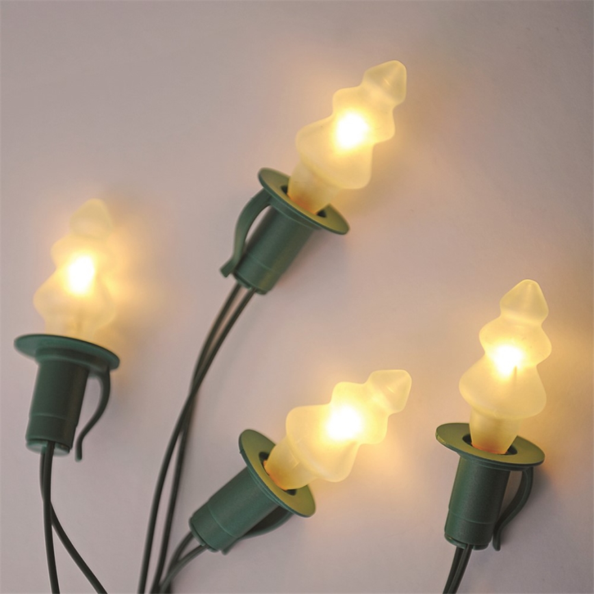 Cadena de navidad TREE 12xE10/20V/230V blanco