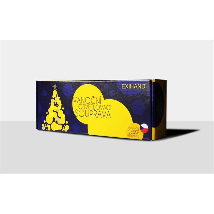 Cadena de navidad TREE 12xE10/20V/230V blanco