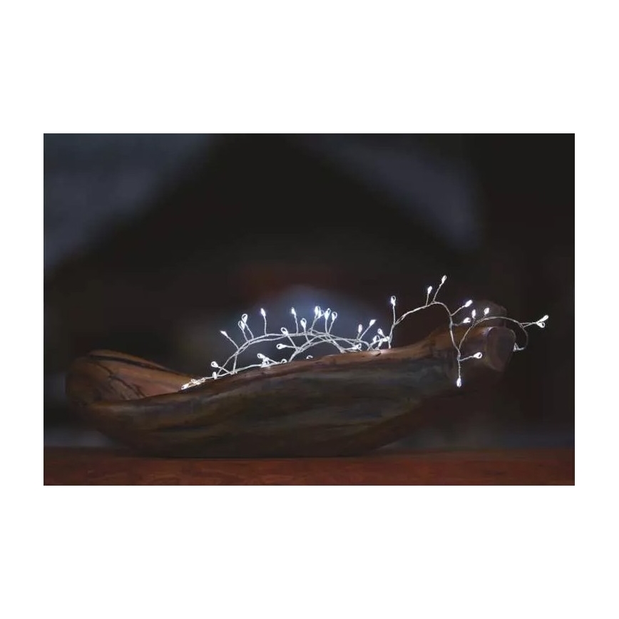 Cadena de Navidad LED 100xLED/3xAA 2,7 m blanco frío
