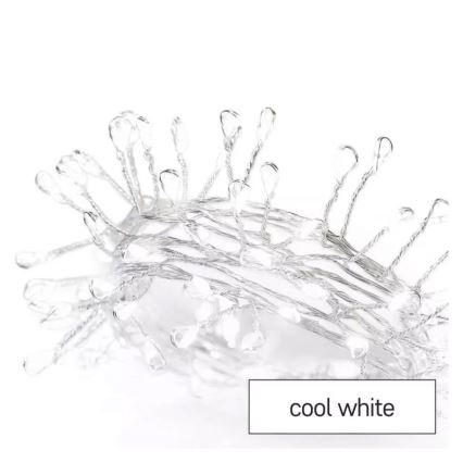 Cadena de Navidad LED 100xLED/3xAA 2,7 m blanco frío