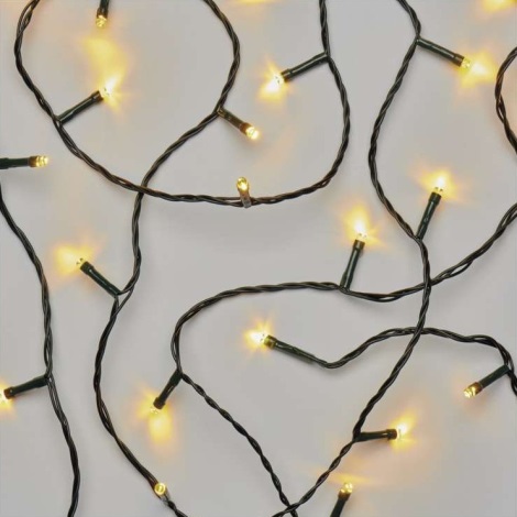 Cadena de Navidad LED 100xLED 6,5m blanco cálido