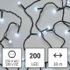 Cadena de Navidad LED 200xLED/11,5m blanco frío