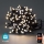 Cadena de Navidad LED 200xLED/8 funciones 25m IP65 Wi-Fi Tuya blanco cálido