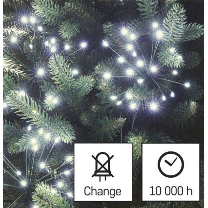 Cadena de Navidad LED 300xLED/8,2m blanco frío