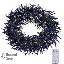 Cadena de Navidad LED 576xLED/8 funciones 8m IP44 multicolor + mando a distancia