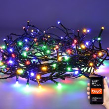 Cadena de Navidad LED exterior 400xLED/8 funciones 25m Wi-Fi Tuya IP44 multicolor/blanco cálido