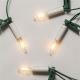 Cadena de Navidad LED FELICIA FILAMENT 16xLED 13,5m blanco cálido, fabricada en la UE