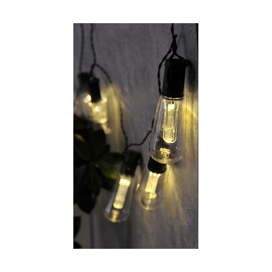 Cadena decorativa LED EDISON 2.65 m 10xLED/2xAA
