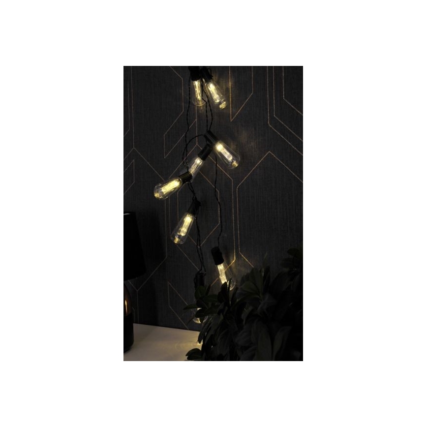 Cadena decorativa LED EDISON 2.65 m 10xLED/2xAA