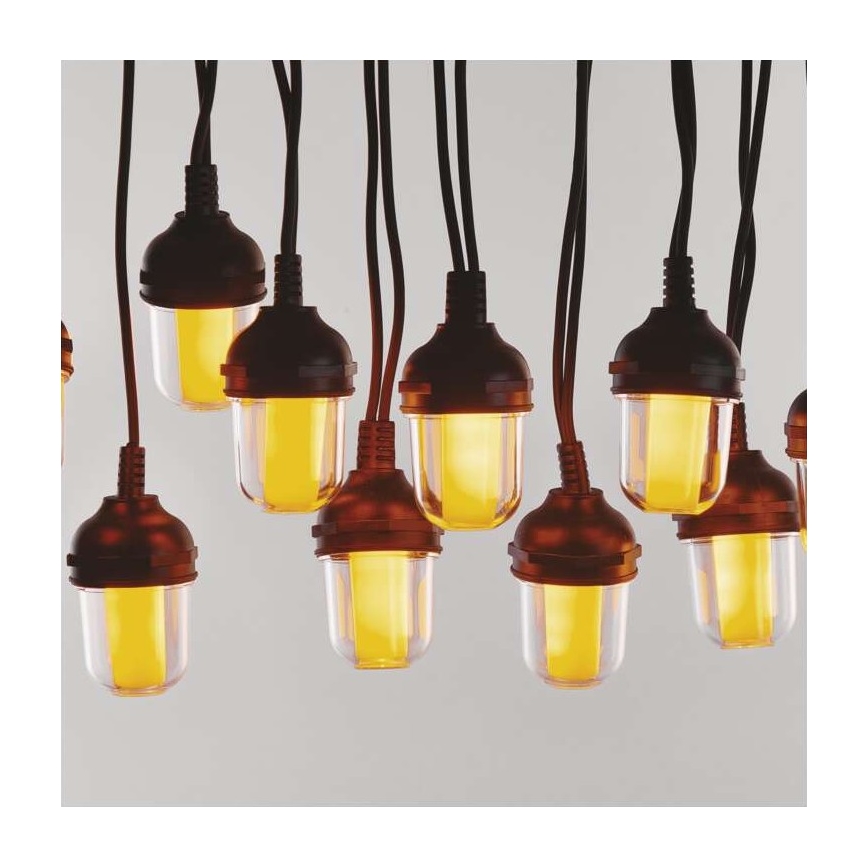 Cadena decorativa LED para exteriores 100xLED/9,5m IP44