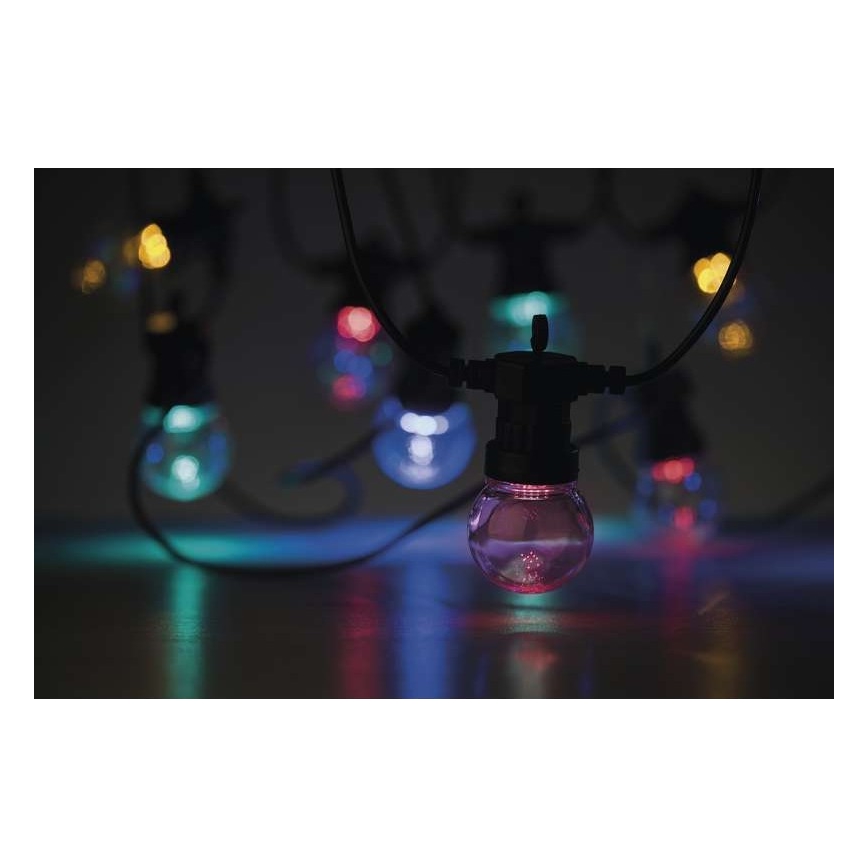 Cadena decorativa LED para exteriores 50xLED/10m IP44 transparente