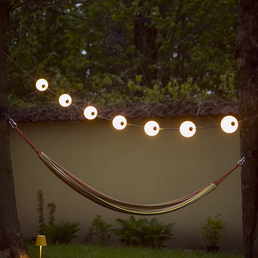 Cadena decorativa LED para exteriores GUIRNALDA STONO 10xLED/10W/230V 6m IP67