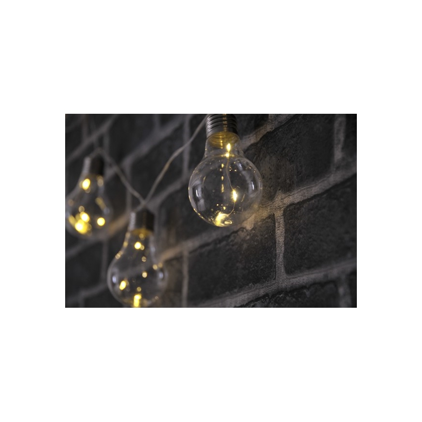 Cadena decorativa LED SMOLDER 2,1 m 10xLED/2xAA