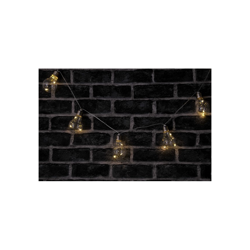 Cadena decorativa LED SMOLDER 2,1 m 10xLED/2xAA
