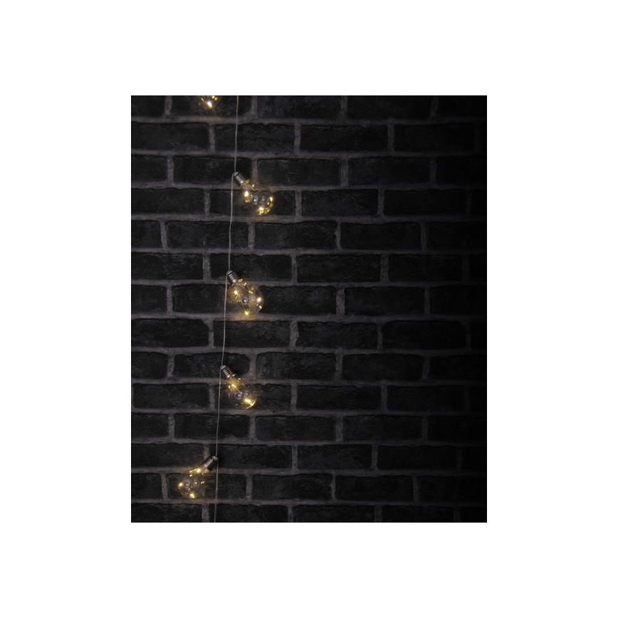 Cadena decorativa LED SMOLDER 2,1 m 10xLED/2xAA